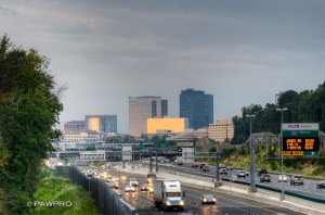 Tysons Corner's growing skyline.